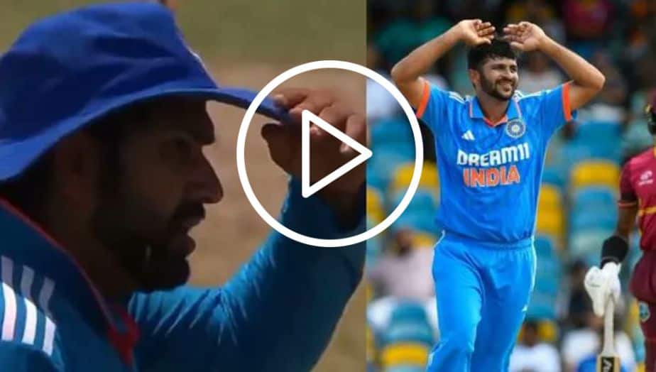[Watch] Rohit Sharma Lashes Out At Shardul Thakur for Lacklustre Fielding